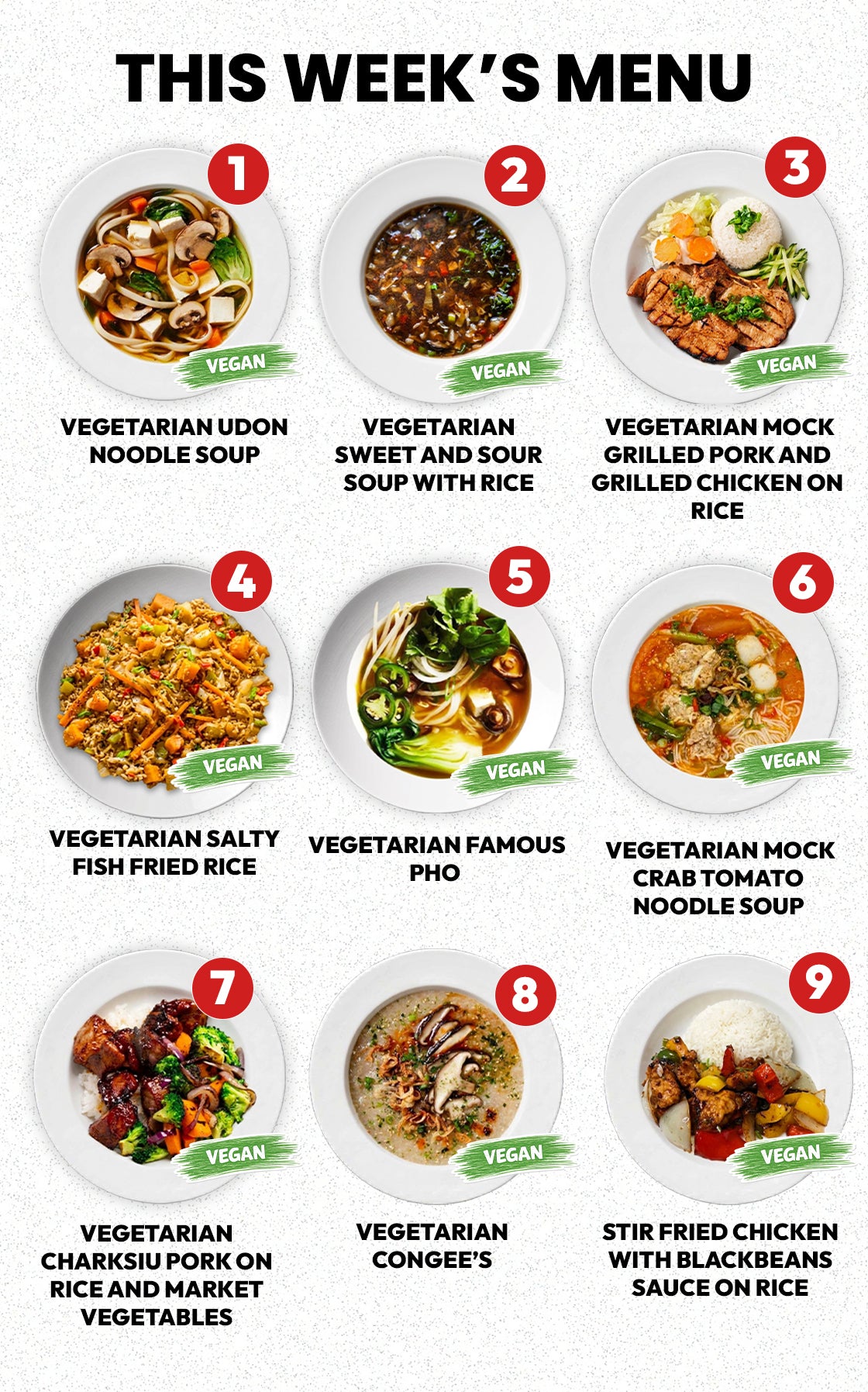 Email Special - 6 VEG MEALS PLAN - 10% Off (USECODE VEG10)