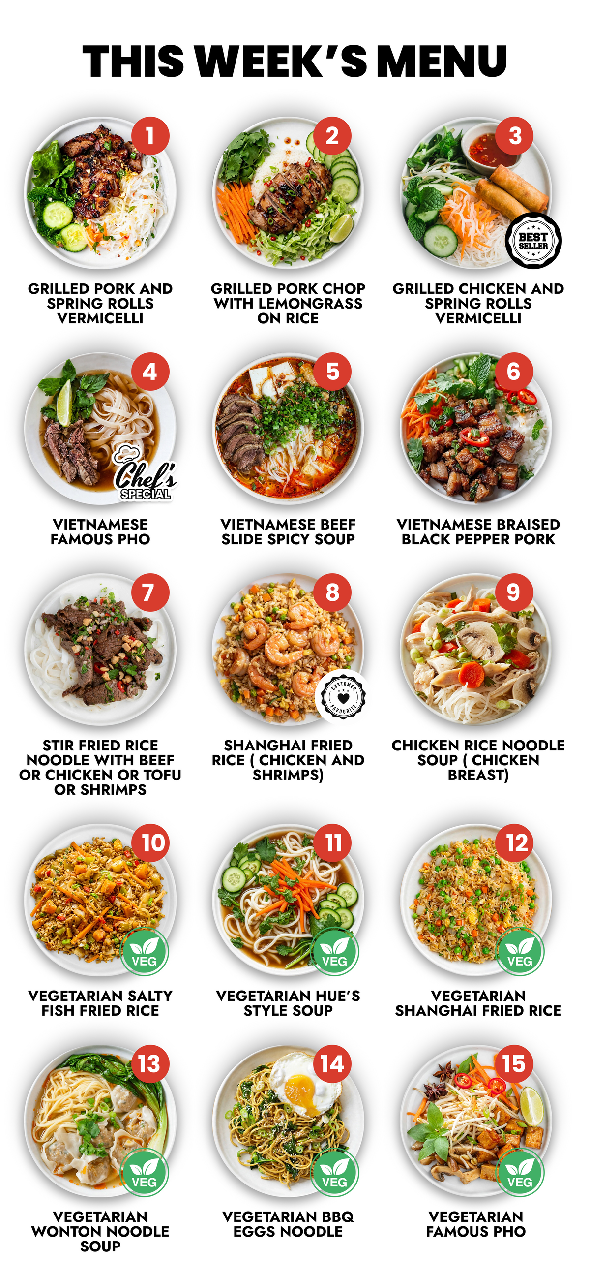 WEEKLY 6 MEALS PLAN