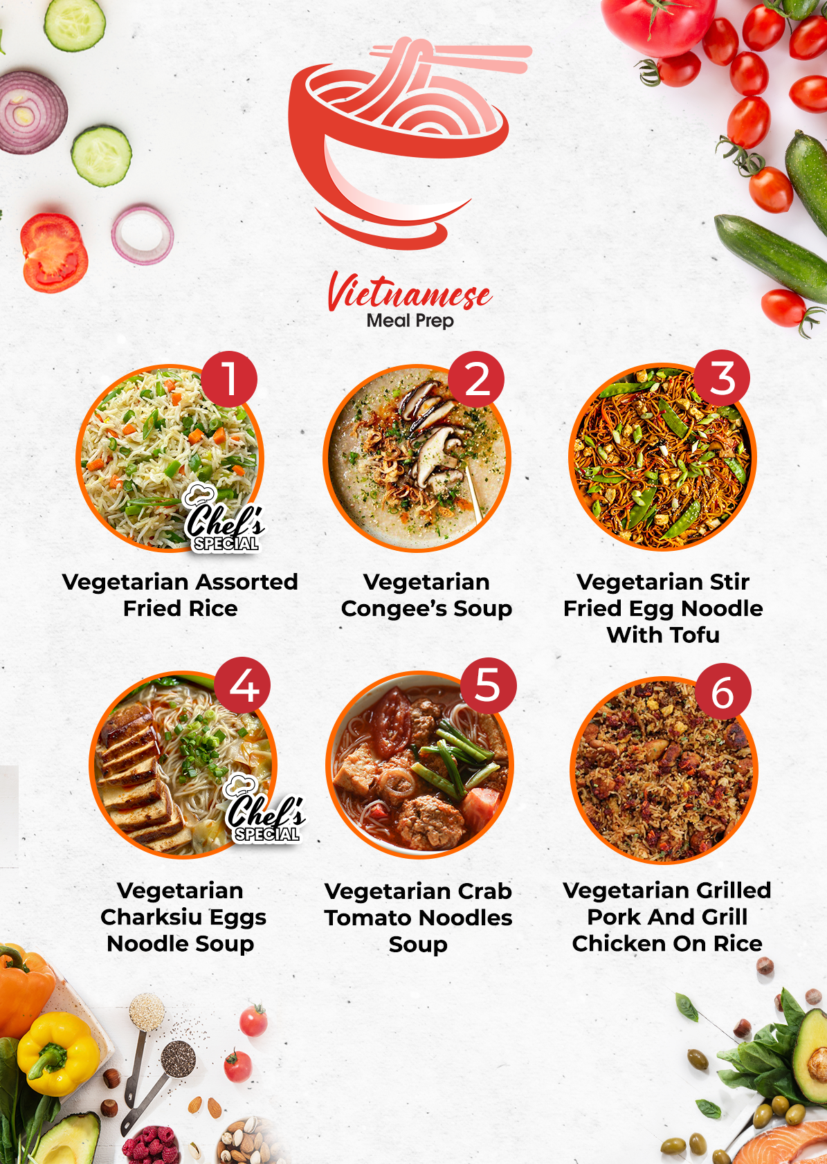 WEEKLY VEG 12 MEALS PLAN + FREE SHIPPING!